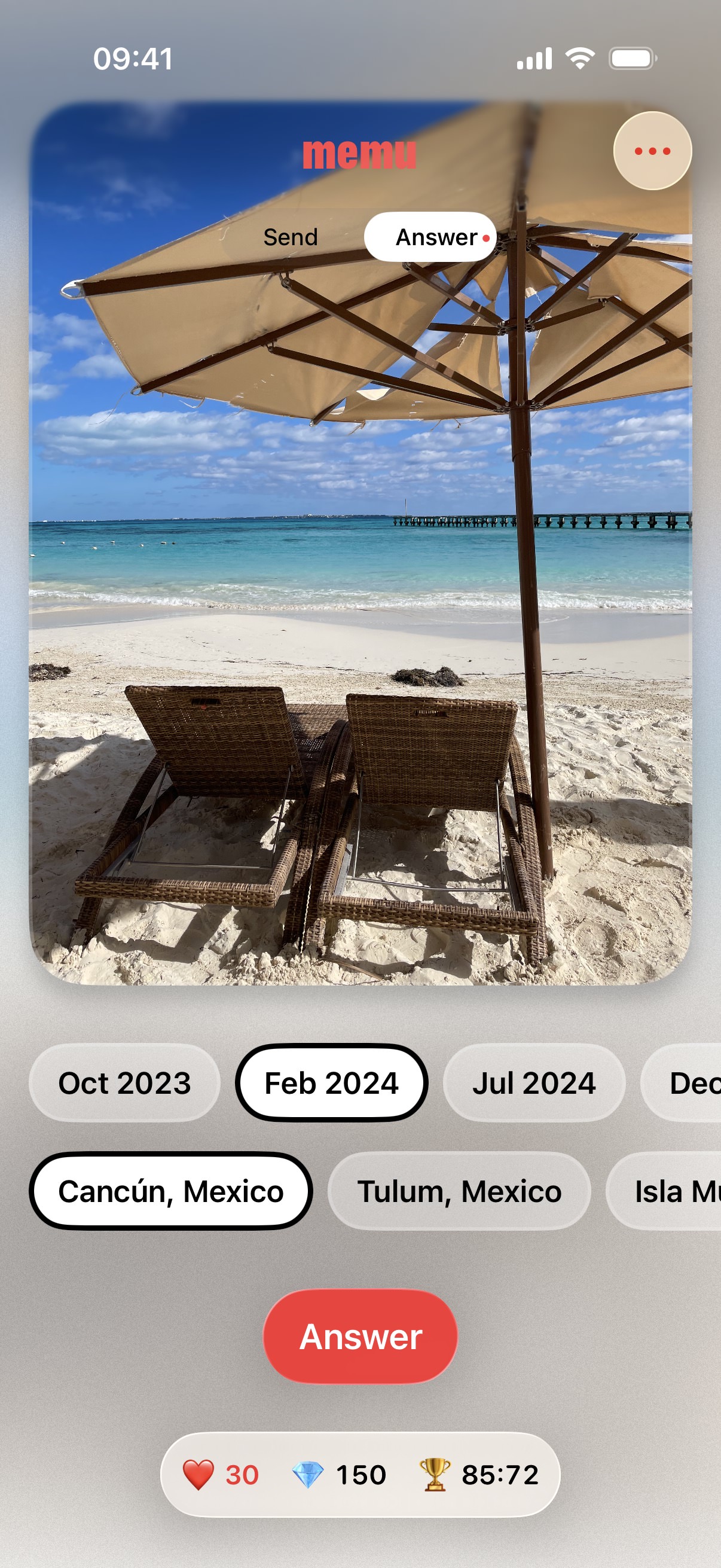 You answering challenge