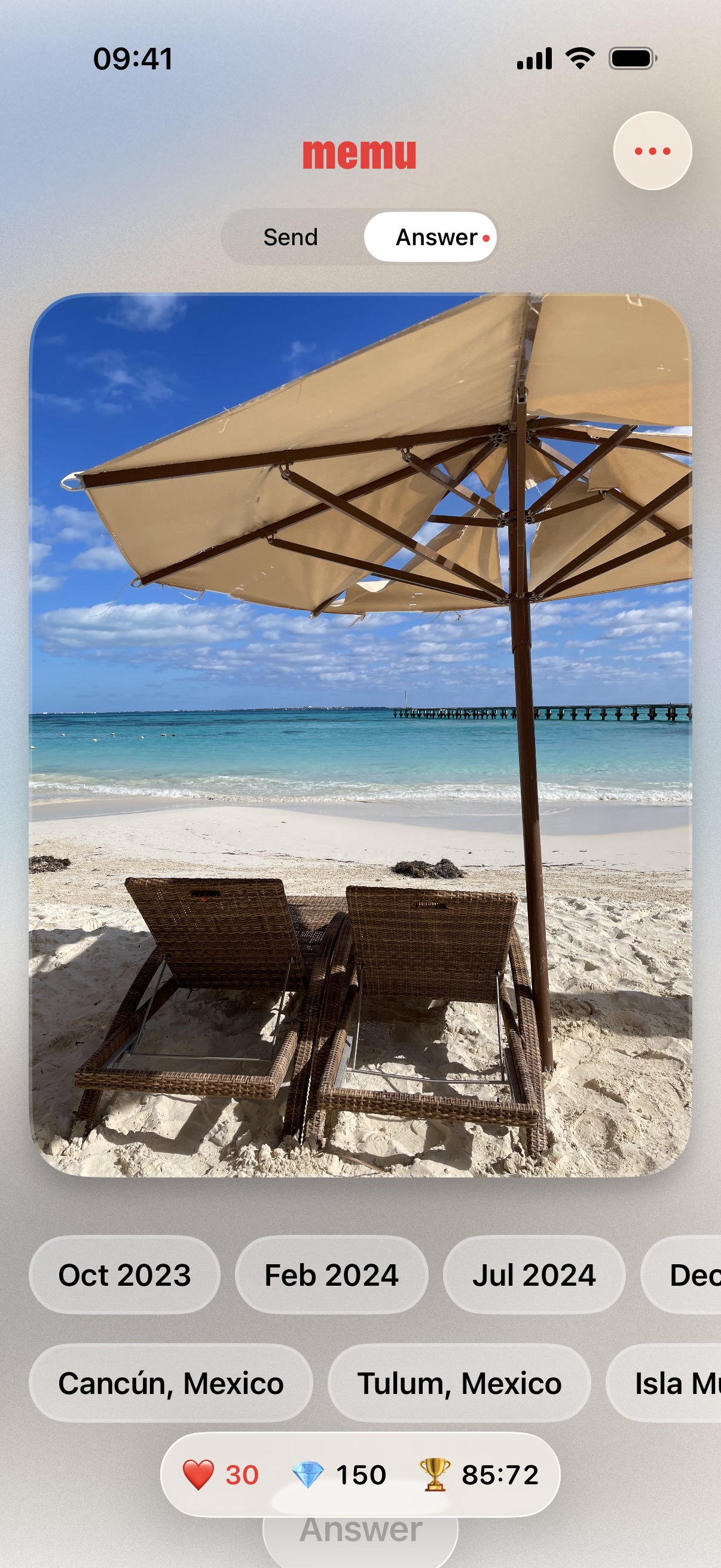 You received challenge